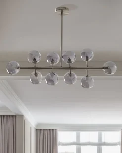 Beliani Riippuvalaisin 10 Polttimoa Teras Hopea Ramis Flash Sale