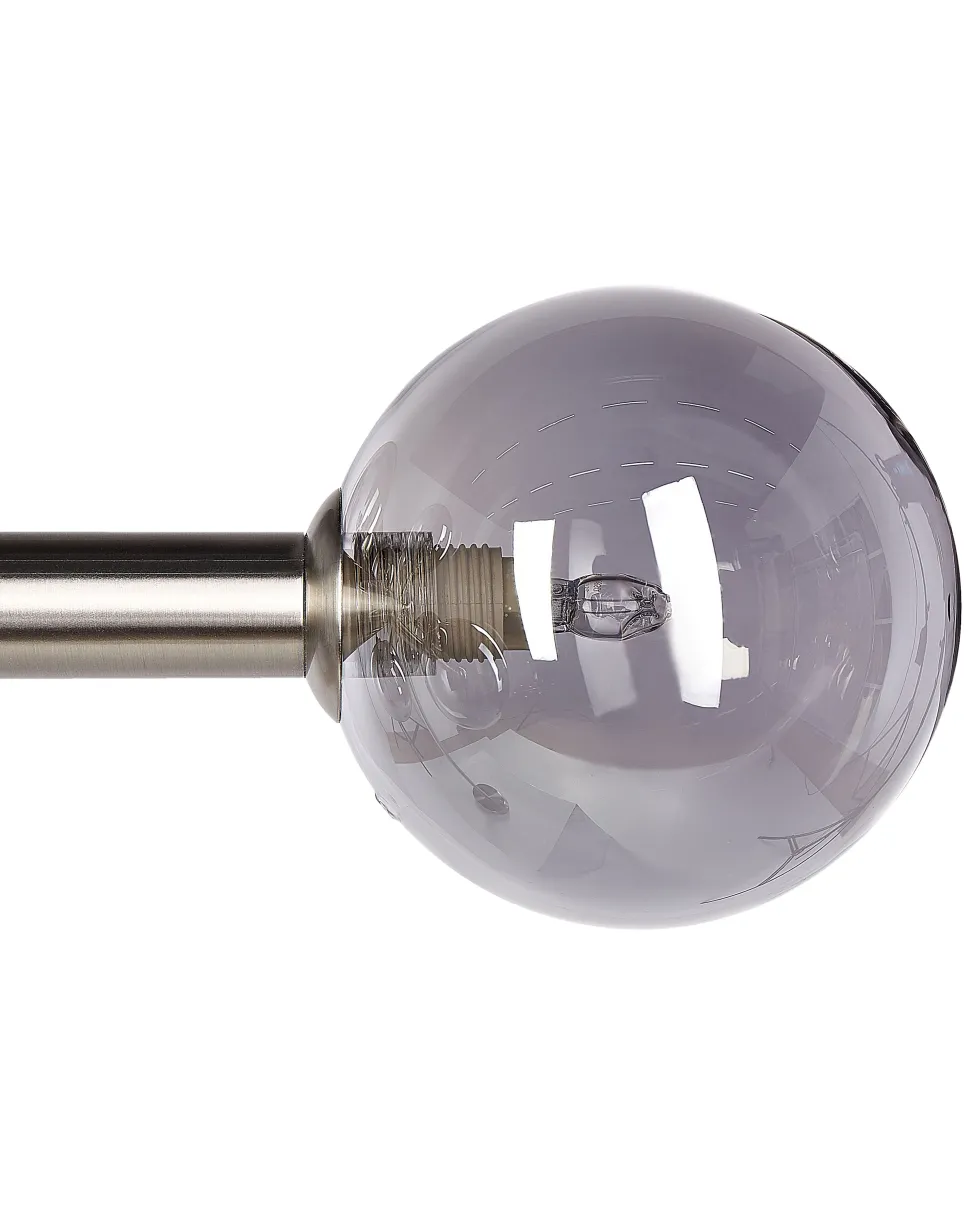 Beliani Riippuvalaisin 10 Polttimoa Teras Hopea Ramis Flash Sale