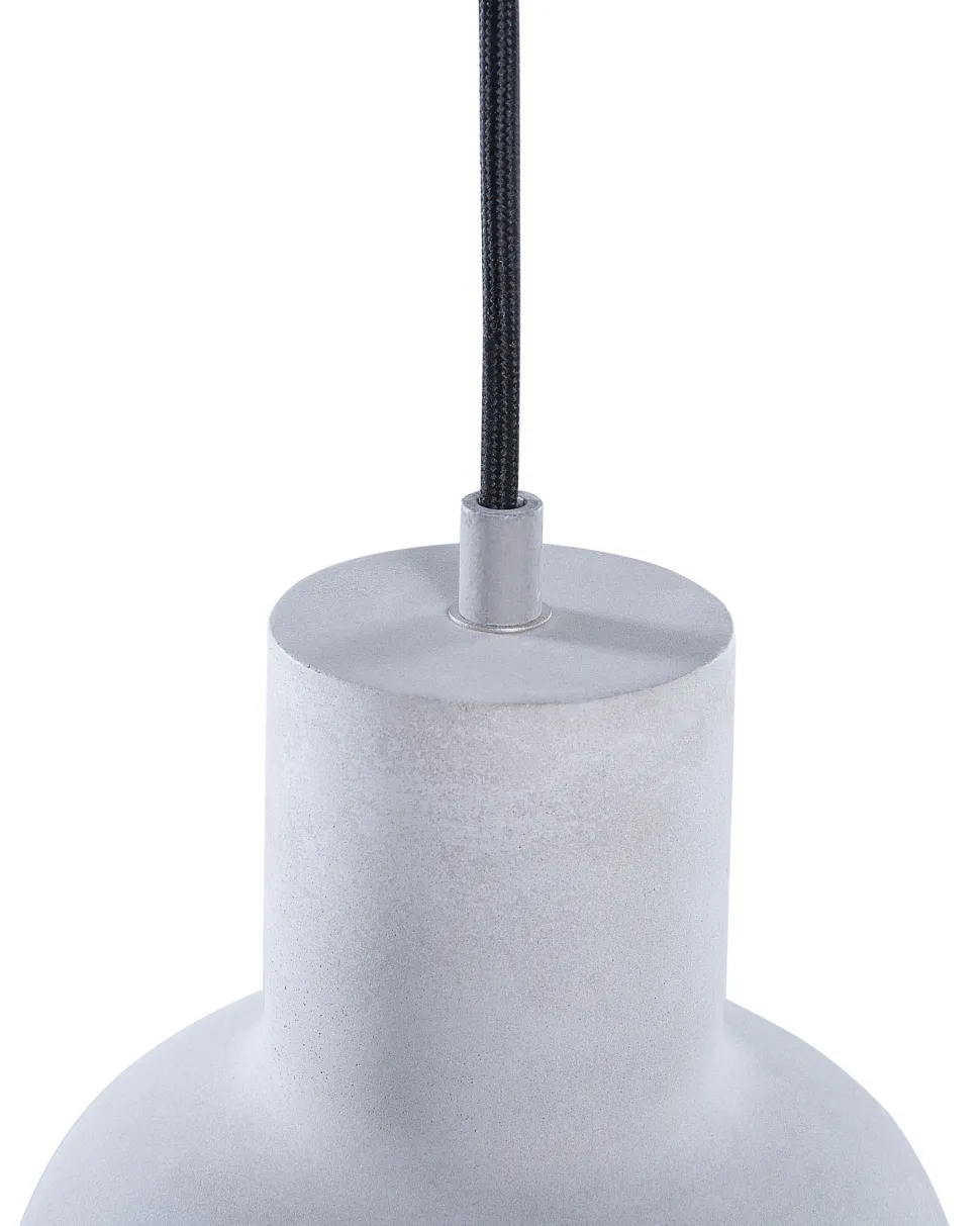 Beliani Riippuvalaisin 3 Polttimoa Betoni Vaaleanharmaa Luni Best Sale