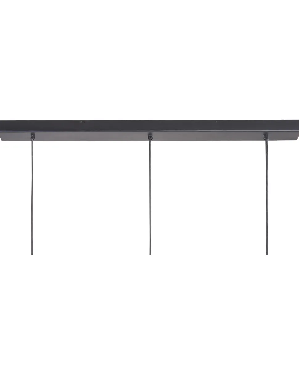 Beliani Riippuvalaisin 3 Polttimoa Mangopuu Tumma Puu Manjeera Hot