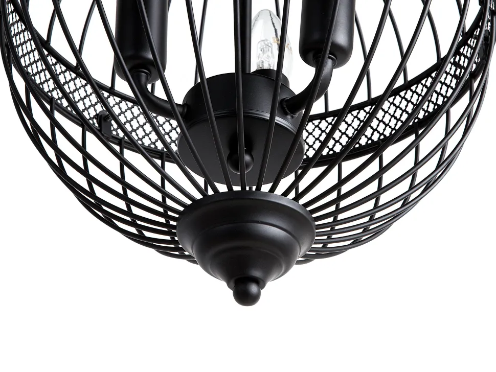 Beliani Riippuvalaisin 3 Polttimoa Rauta Musta Harmen Online