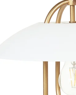 Beliani Riippuvalaisin 3 Polttimoa Metalli Kulta/Valkoinen Nattai Flash Sale