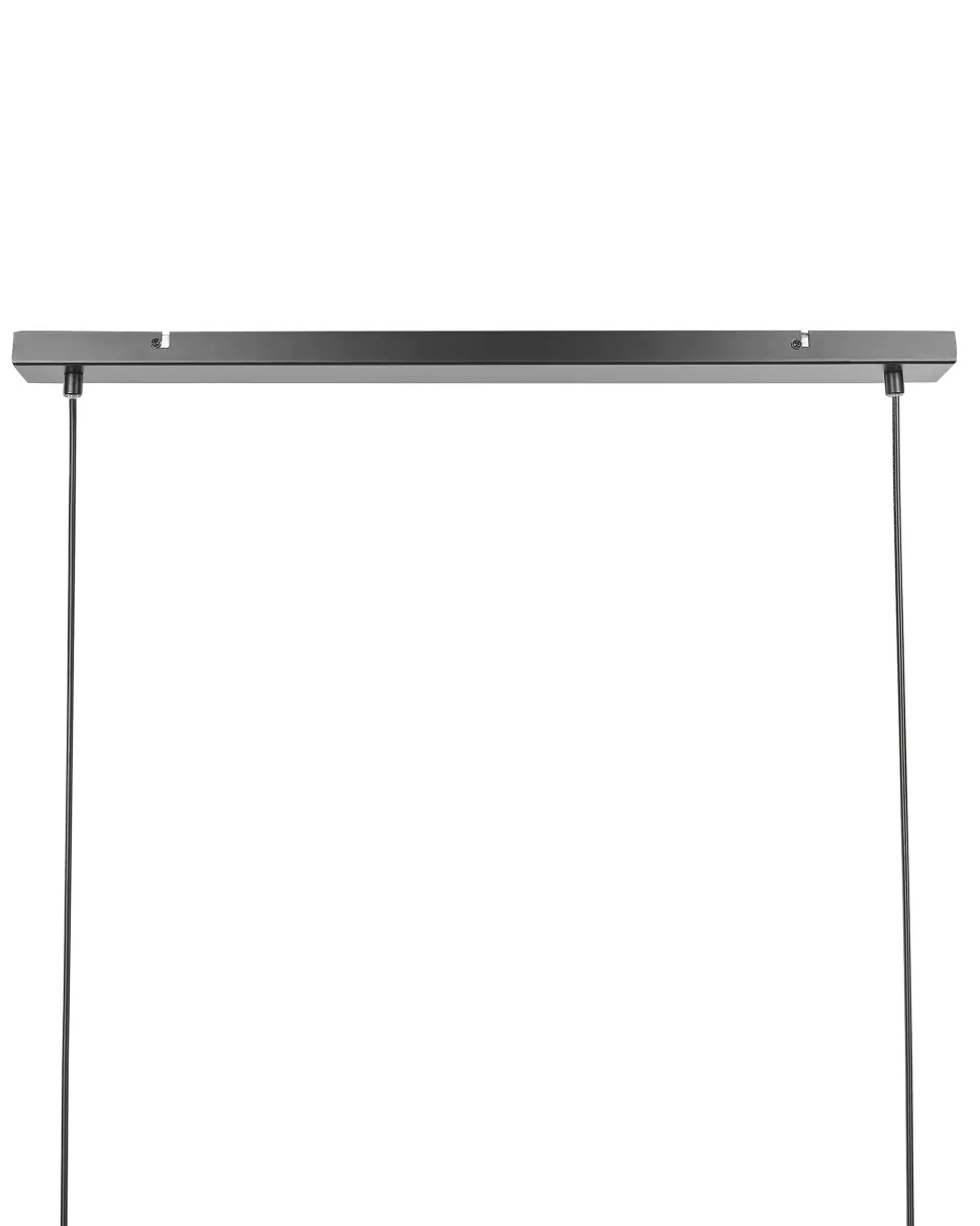 Beliani Riippuvalaisin 3 Polttimoa Metalli Musta/Kulta Beles Flash Sale