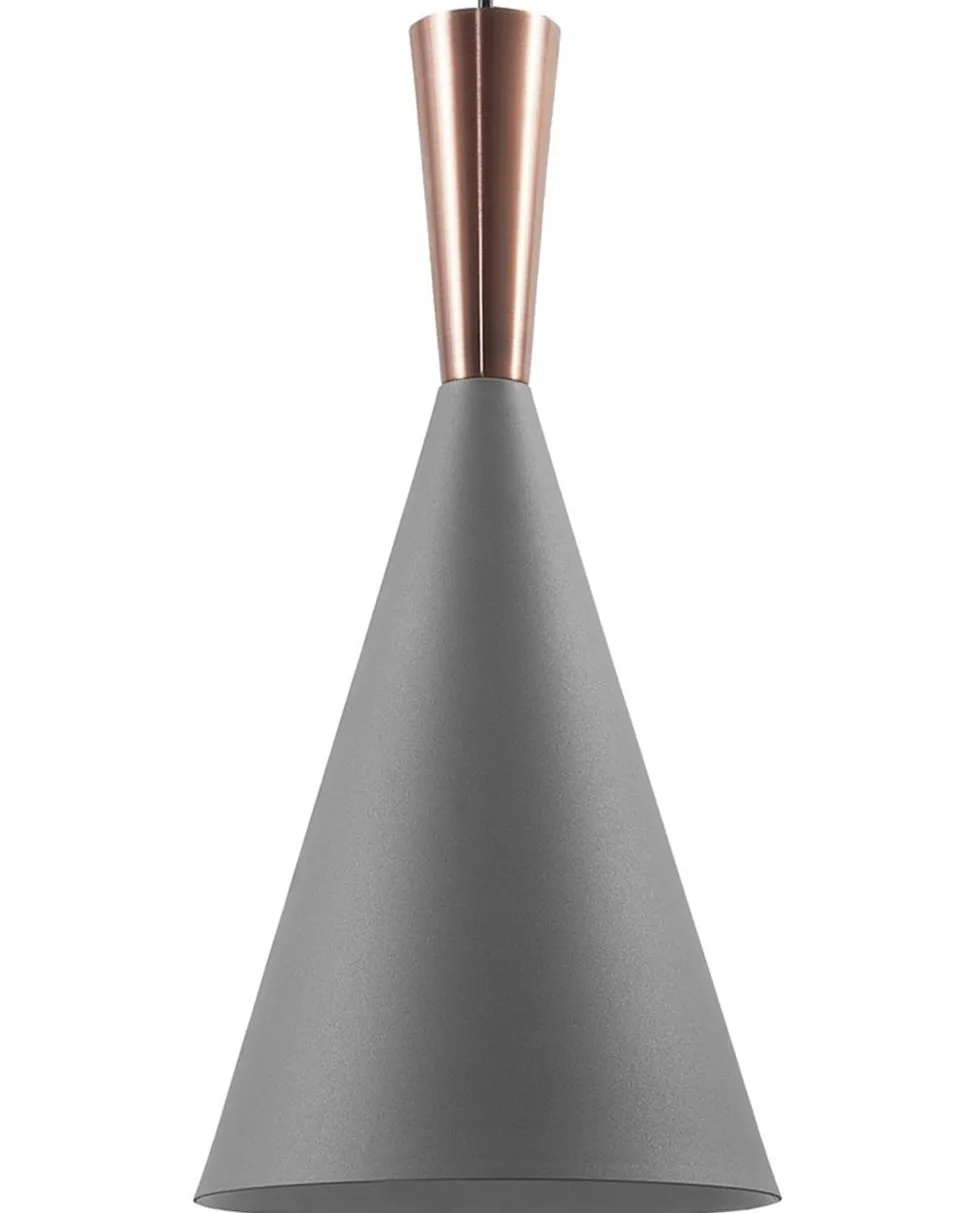 Beliani Riippuvalaisin Alumiini Harmaa/Kupari Tagus Outlet