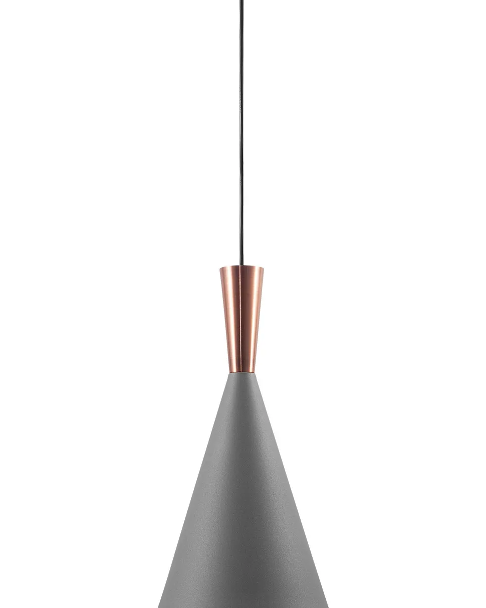 Beliani Riippuvalaisin Alumiini Harmaa/Kupari Tagus Outlet