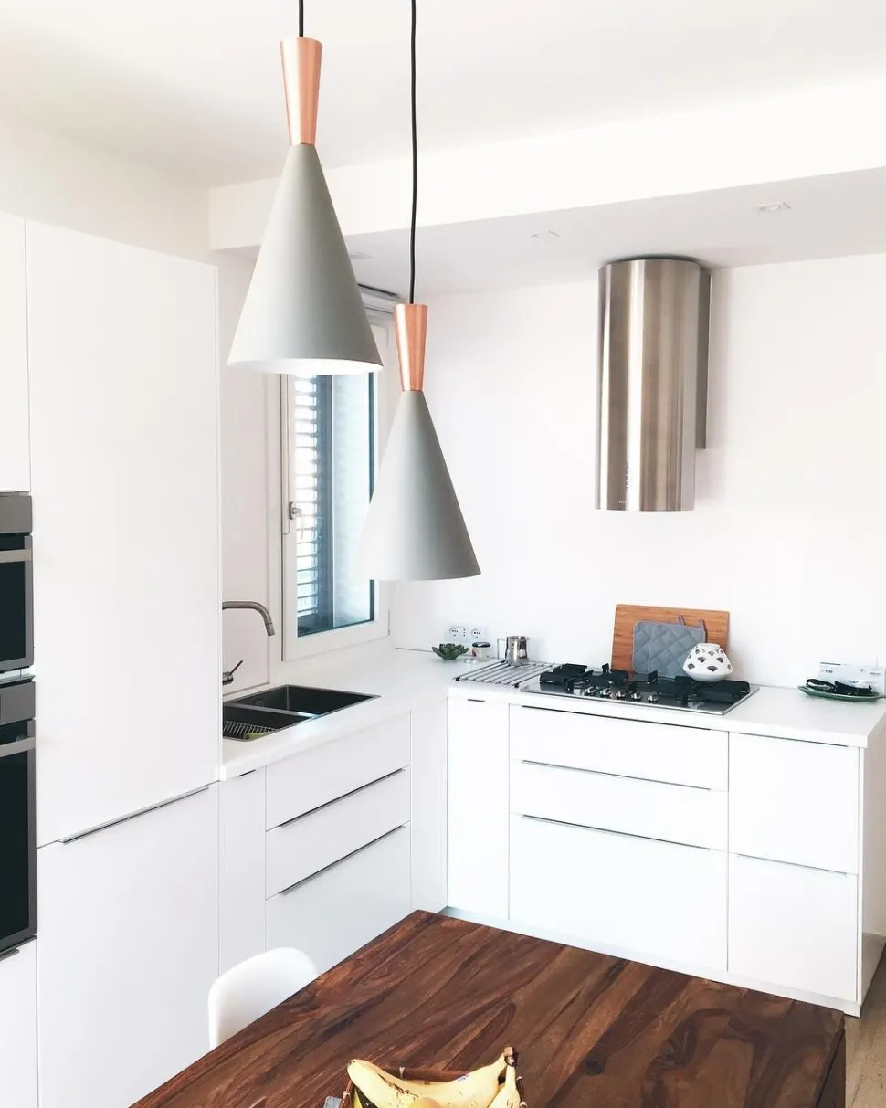 Beliani Riippuvalaisin Alumiini Harmaa/Kupari Tagus Outlet