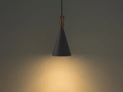 Beliani Riippuvalaisin Alumiini Harmaa/Kupari Tagus Outlet