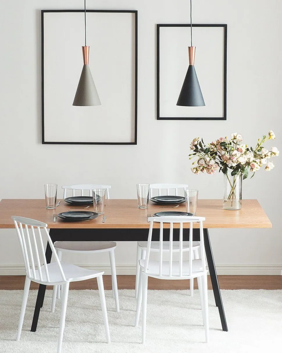 Beliani Riippuvalaisin Alumiini Harmaa/Kupari Tagus Outlet