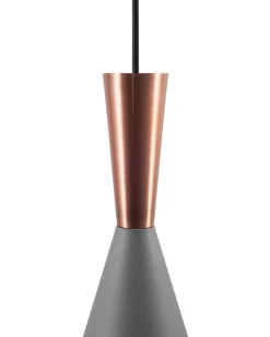 Beliani Riippuvalaisin Alumiini Harmaa/Kupari Tagus Outlet