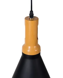 Beliani Riippuvalaisin Alumiini Musta Mackenzie Cheap