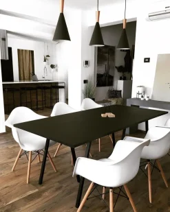 Beliani Riippuvalaisin Alumiini Musta/Kupari Tagus Online