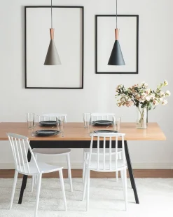 Beliani Riippuvalaisin Alumiini Musta/Kupari Tagus Online