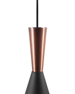 Beliani Riippuvalaisin Alumiini Musta/Kupari Tagus Online
