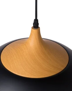 Beliani Riippuvalaisin Alumiini Musta Angara Clearance