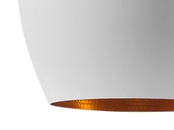 Beliani Riippuvalaisin Alumiini Valkoinen Fraser Flash Sale