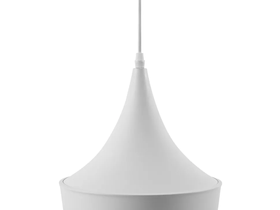 Beliani Riippuvalaisin Alumiini Valkoinen Fraser Flash Sale