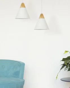 Beliani Riippuvalaisin Alumiini Valkoinen Albano Online