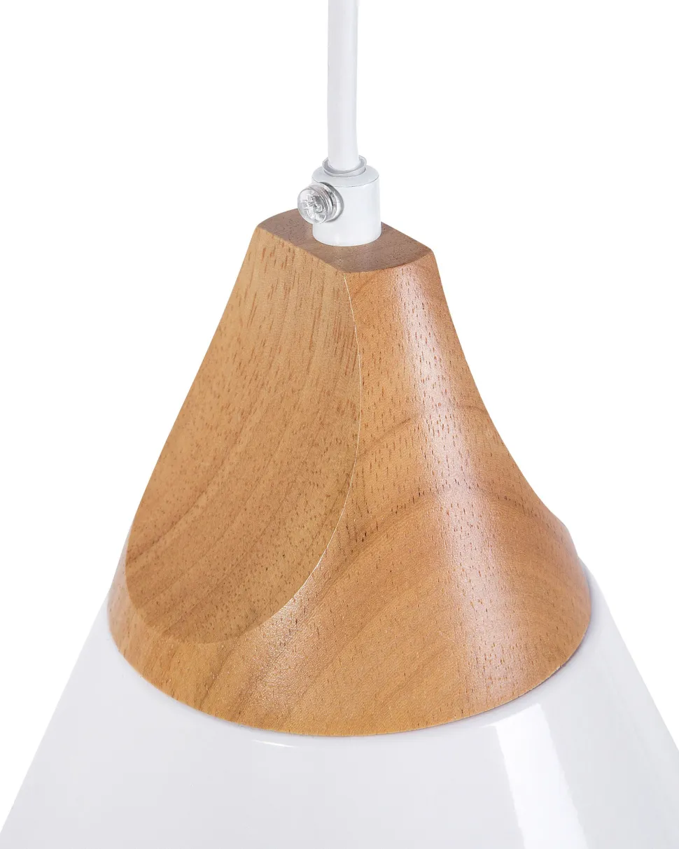 Beliani Riippuvalaisin Alumiini Valkoinen Albano Online