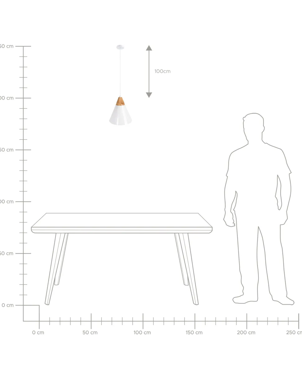 Beliani Riippuvalaisin Alumiini Valkoinen Albano Online