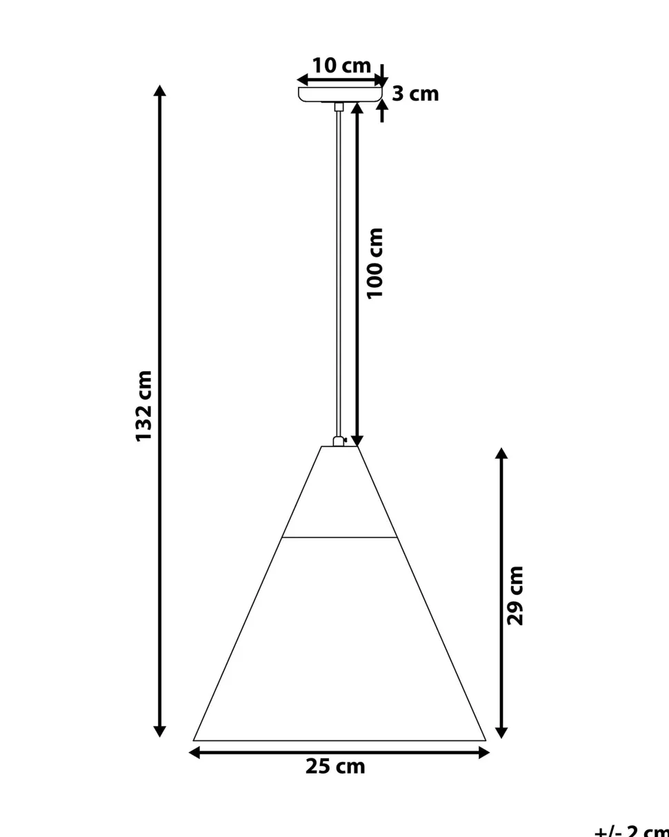 Beliani Riippuvalaisin Alumiini Valkoinen Albano Online