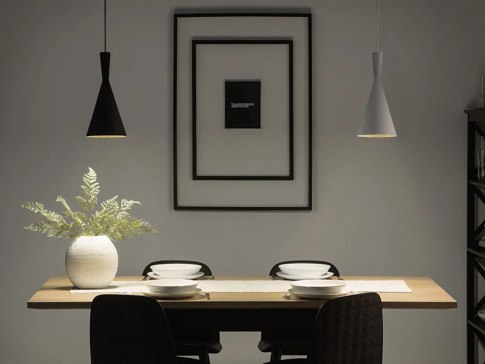 Beliani Riippuvalaisin Alumiini Valkoinen Tagus New