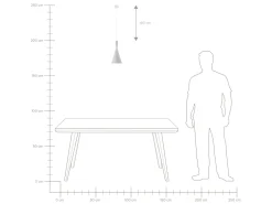 Beliani Riippuvalaisin Alumiini Valkoinen Tagus New