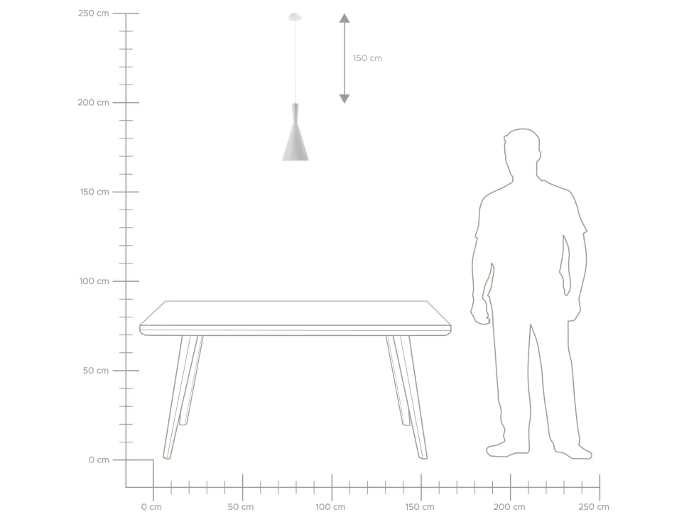 Beliani Riippuvalaisin Alumiini Valkoinen Tagus New