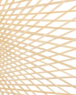 Beliani Riippuvalaisin Bambu Iso Vaalea Puu Floyd Sale