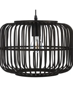 Beliani Riippuvalaisin Bambu Musta Macheke Flash Sale