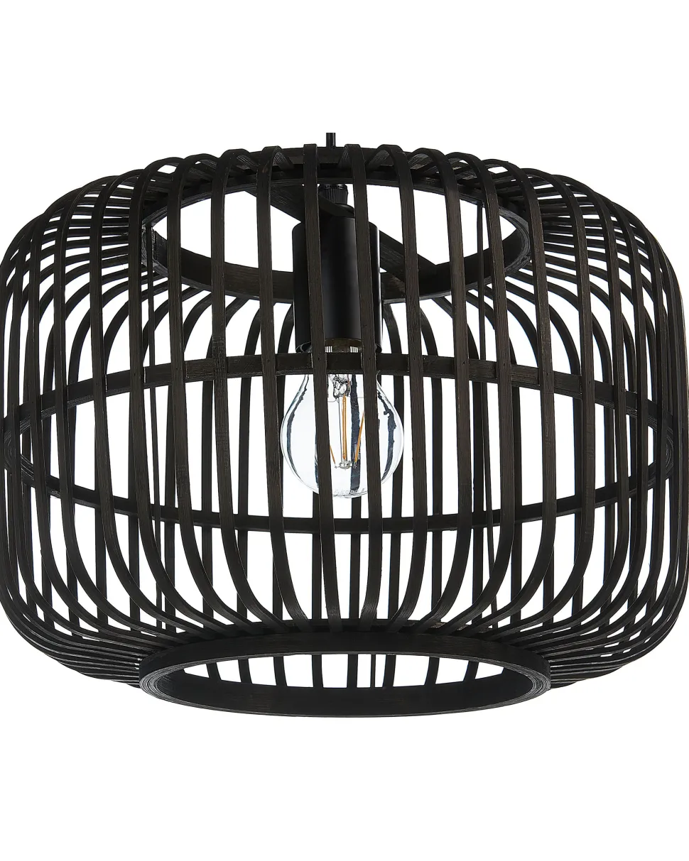 Beliani Riippuvalaisin Bambu Musta Macheke Flash Sale