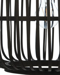 Beliani Riippuvalaisin Bambu Musta Macheke Flash Sale