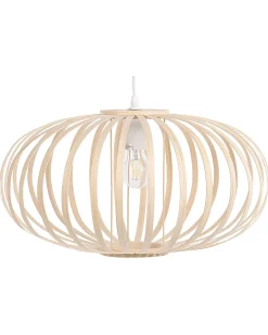 Beliani Riippuvalaisin Bambu Vaalea Puu Havel Shop