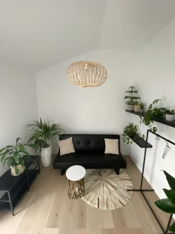 Beliani Riippuvalaisin Bambu Vaalea Puu Havel Shop