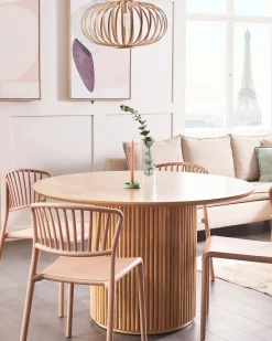 Beliani Riippuvalaisin Bambu Vaalea Puu Havel Shop