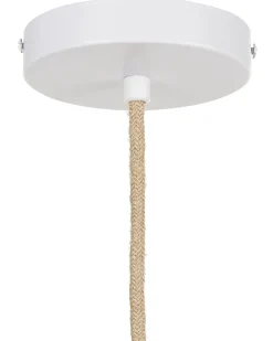 Beliani Riippuvalaisin Bambu Vaalea Puu Bonito Fashion