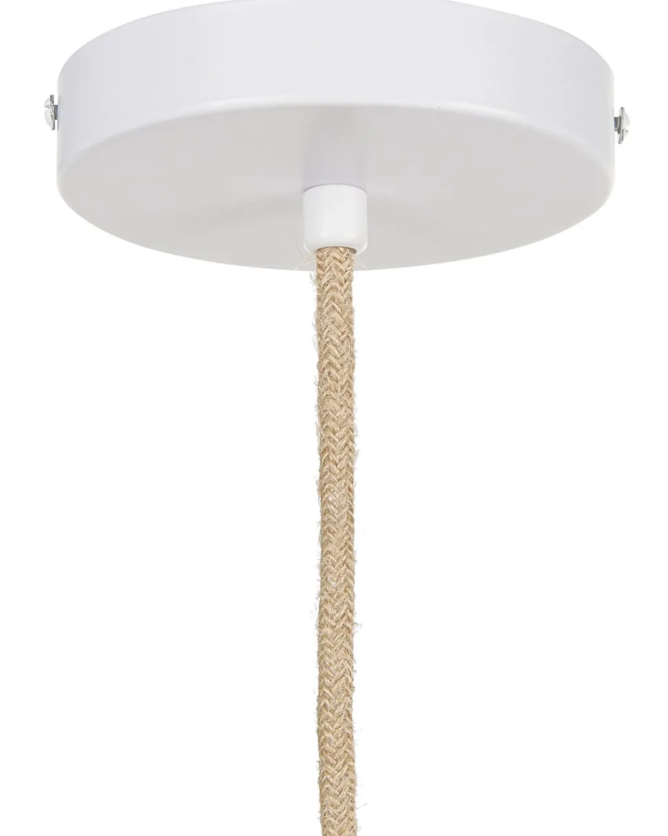 Beliani Riippuvalaisin Bambu Vaalea Puu Bonito Fashion