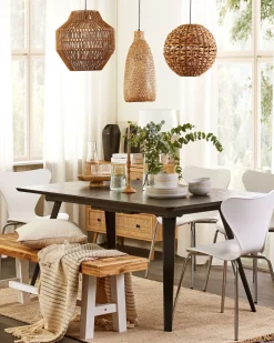 Beliani Riippuvalaisin Bambu Vaalea Puu Lwela Cheap