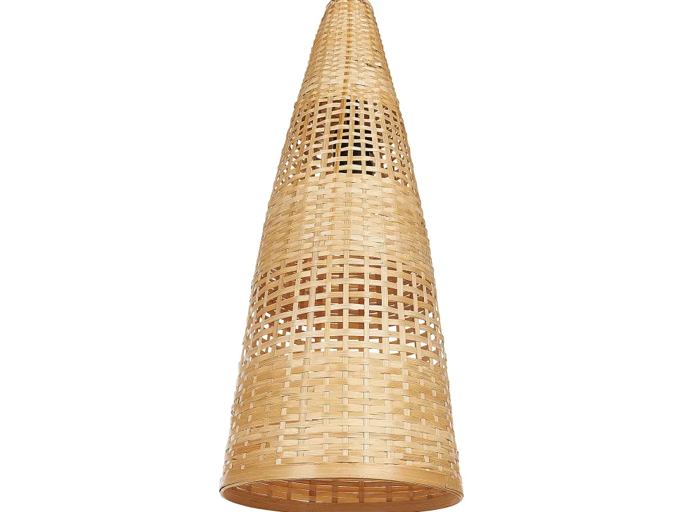 Beliani Riippuvalaisin Bambu Vaalea Puu Suam Cheap