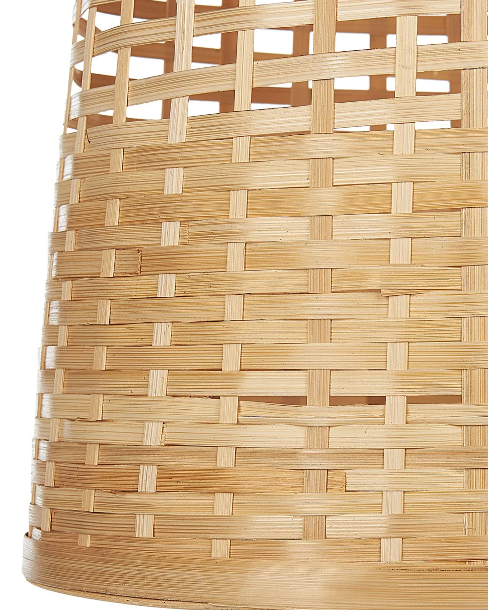 Beliani Riippuvalaisin Bambu Vaalea Puu Suam Cheap