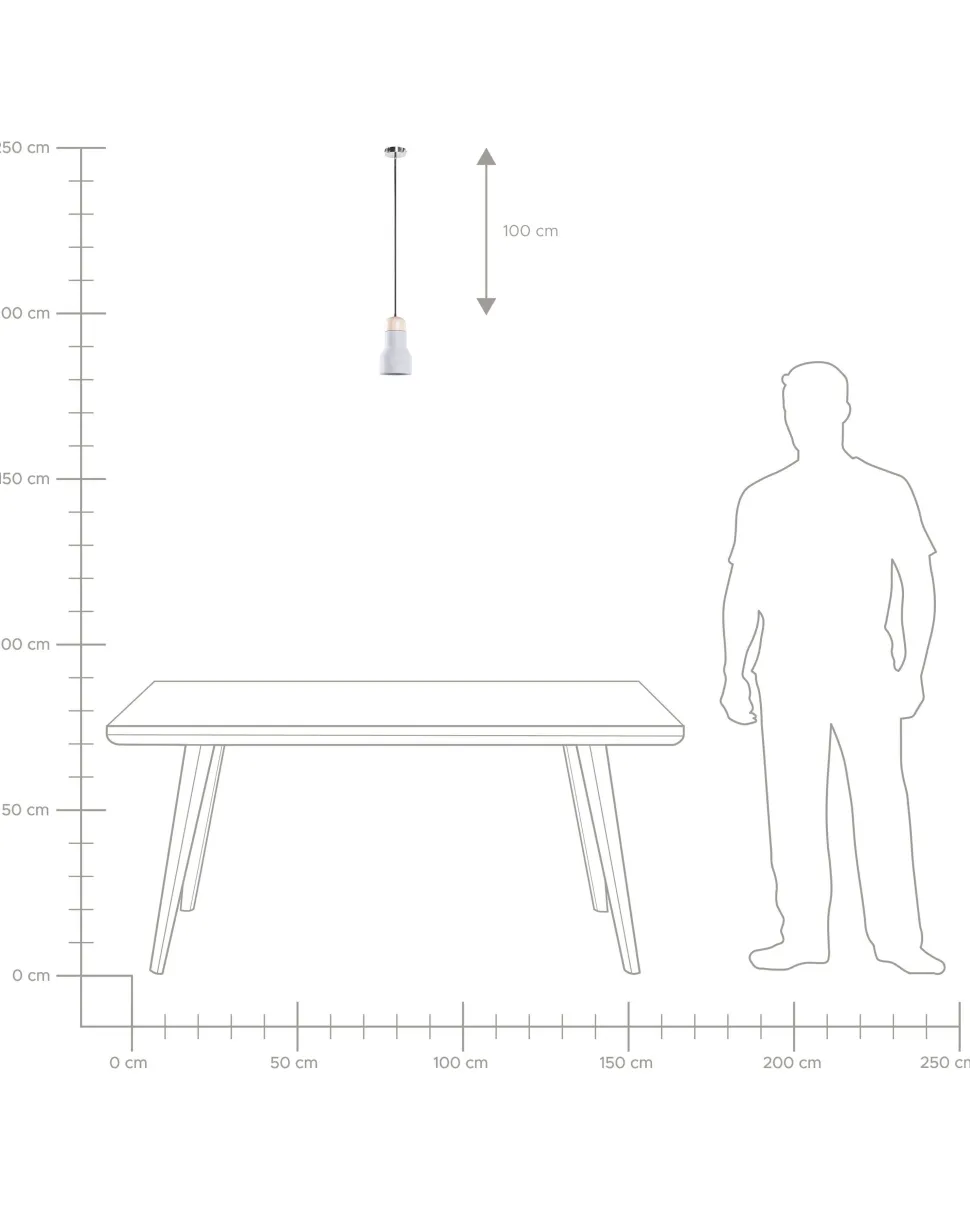 Beliani Riippuvalaisin Betoni Vaaleanharmaa Apure Best Sale