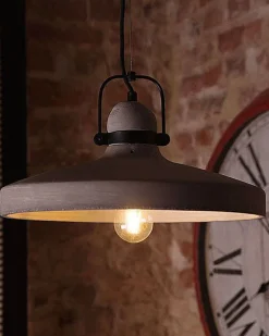 Beliani Riippuvalaisin Betoni Vaaleanharmaa Noatak Shop