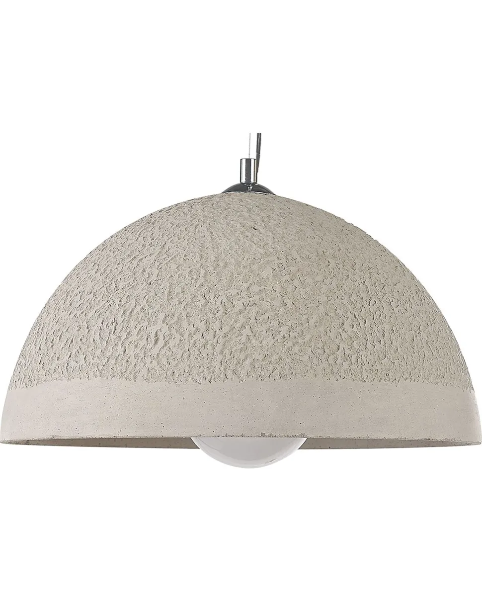 Beliani Riippuvalaisin Betoni Vaaleanharmaa Tanana Clearance