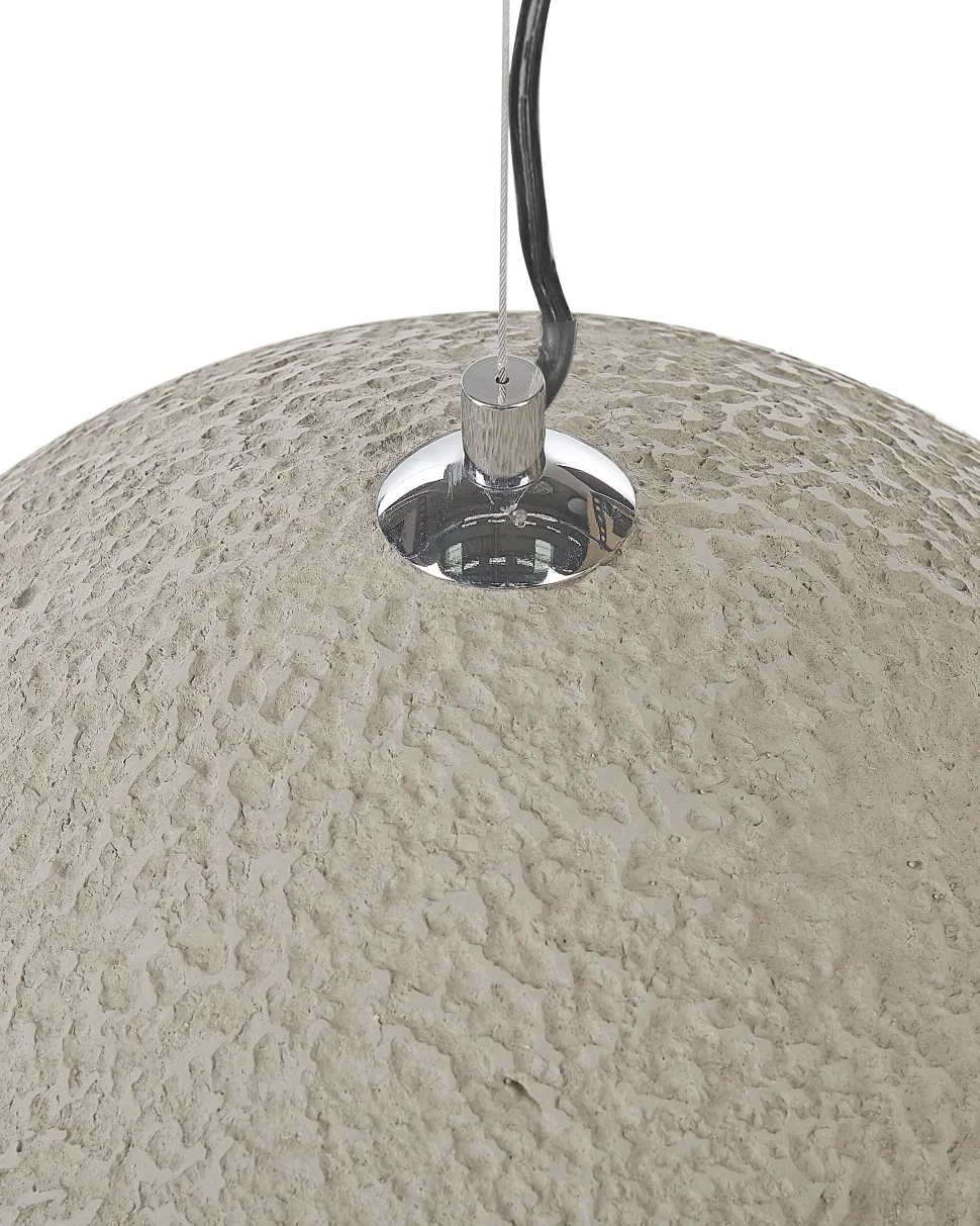 Beliani Riippuvalaisin Betoni Vaaleanharmaa Tanana Clearance