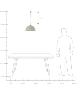 Beliani Riippuvalaisin Betoni Vaaleanharmaa Tanana Clearance