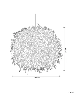 Beliani Riippuvalaisin Hoyhen Vaaleanpunainen Drava New