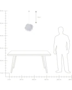 Beliani Riippuvalaisin Hoyhen Valkoinen Drava Cheap