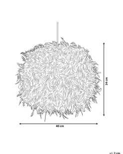Beliani Riippuvalaisin Hoyhen Valkoinen Drava Cheap