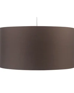 Beliani Riippuvalaisin Kangas Ruskea Elbe Fashion