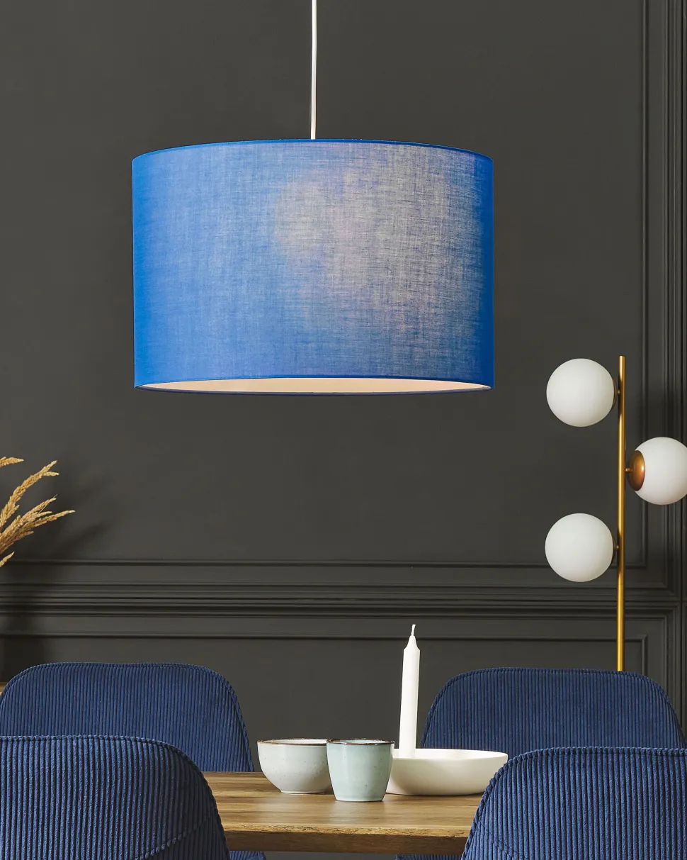 Beliani Riippuvalaisin Kangas Sininen Dulce Hot