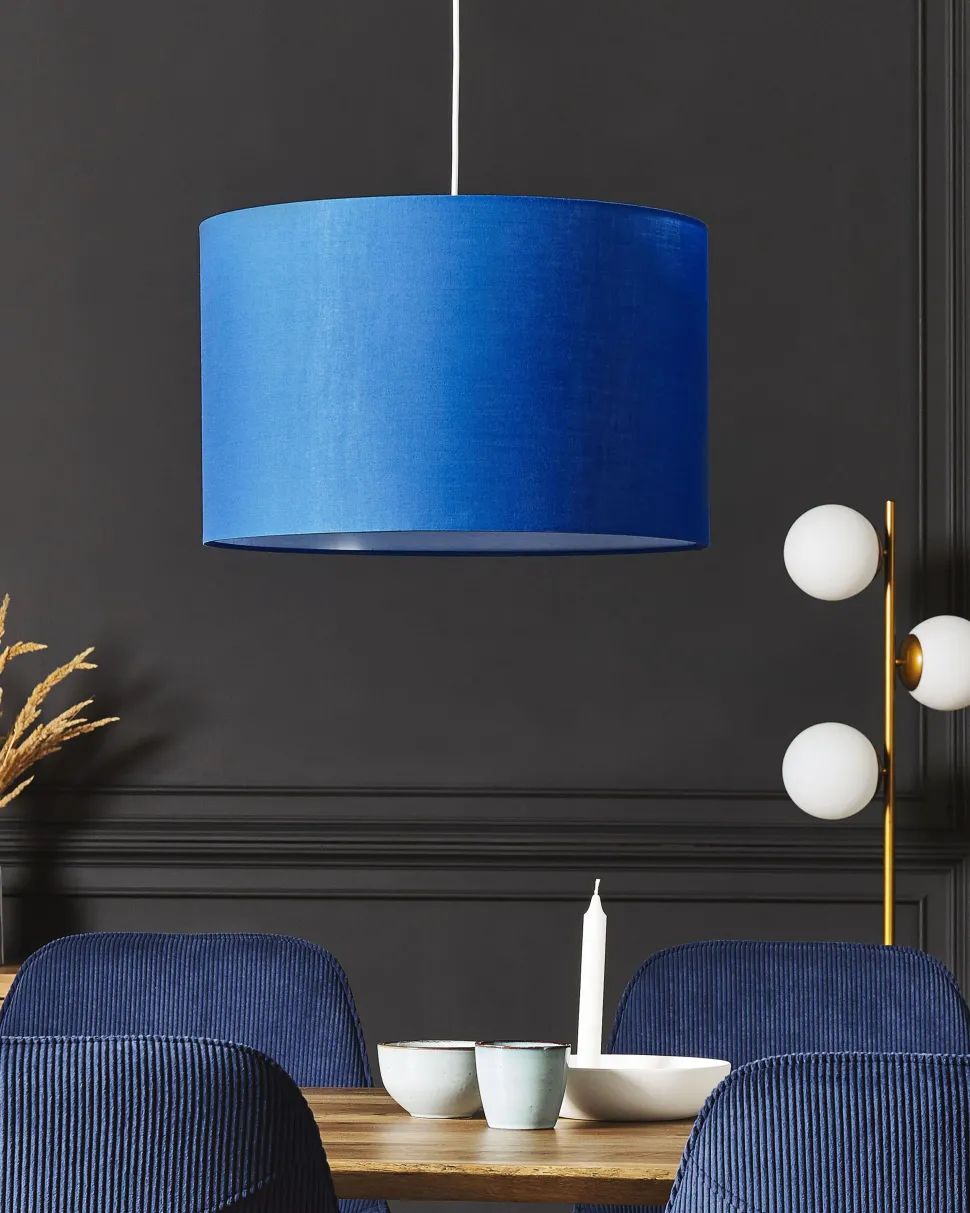 Beliani Riippuvalaisin Kangas Sininen Dulce Hot